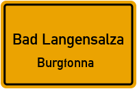 Hauptstraße in Bad LangensalzaBurgtonna