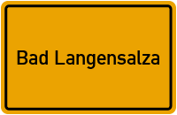 Wo liegt Bad Langensalza?