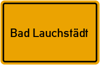 City Sign Bad Lauchstädt