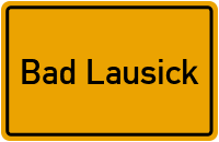City Sign Bad Lausick