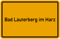 Bad Lauterberg im Harz in Niedersachsen