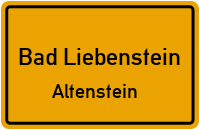 Lutherweg in Bad LiebensteinAltenstein