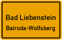 Wolfsberger Weg in 36448 Bad Liebenstein (Bairoda-Wolfsberg)