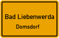 Straßen in Bad Liebenwerda Domsdorf
