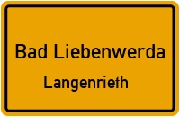 Koßdorfer Weg in Bad LiebenwerdaLangenrieth