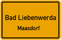 Weinbergweg in Bad LiebenwerdaMaasdorf