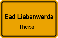Ringstraße in Bad LiebenwerdaTheisa