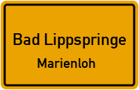 Schwarzer Weg in Bad LippspringeMarienloh
