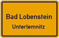 Unterlemnitz Bahnhofstraße in Bad LobensteinUnterlemnitz