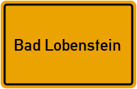 City Sign Bad Lobenstein