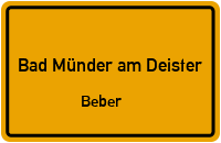 Hohe Straße in Bad Münder am DeisterBeber