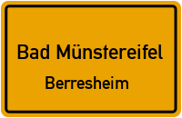 Straßenverzeichnis Bad Münstereifel Berresheim