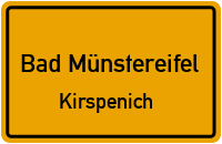 Straßenverzeichnis Bad Münstereifel Kirspenich