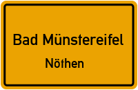 Straßenverzeichnis Bad Münstereifel Nöthen