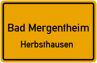 Apfeltalstraße in Bad MergentheimHerbsthausen