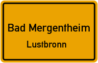 Brechdarrenweg in Bad MergentheimLustbronn