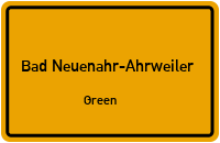 Straßenverzeichnis Bad Neuenahr-Ahrweiler Green