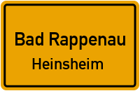 Obere Gartenstraße in 74906 Bad Rappenau (Heinsheim)