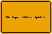 Bad Rippoldsau-Schapbach in Baden-Württemberg