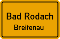 Straßen in Bad Rodach Breitenau