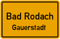 Rodacher Straße in Bad RodachGauerstadt