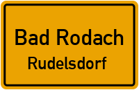 Straßenverzeichnis Bad Rodach Rudelsdorf