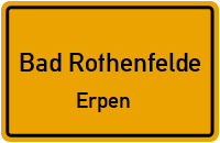 Osnabrücker Straße in Bad RothenfeldeErpen