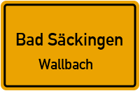 Hauptstraße in Bad SäckingenWallbach