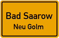 Chausseestraße in Bad SaarowNeu Golm