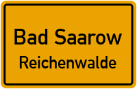 Waldweg in Bad SaarowReichenwalde