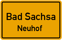 Harzstraße in Bad SachsaNeuhof