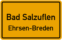 Breder Straße in Bad SalzuflenEhrsen-Breden