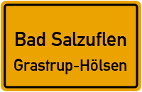 Straßenverzeichnis Bad Salzuflen Grastrup-Hölsen