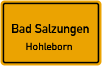 Ortsstraße in Bad SalzungenHohleborn
