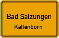 Thielemannstraße in 36433 Bad Salzungen (Kaltenborn)