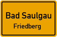 Friedbachstraße in Bad SaulgauFriedberg