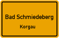 U-Weg in Bad SchmiedebergKorgau