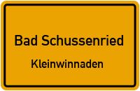 Straßenverzeichnis Bad Schussenried Kleinwinnaden