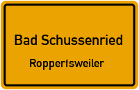 Pfeiffergässle in Bad SchussenriedRoppertsweiler