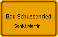 Abt-Kloos-Straße in Bad SchussenriedSankt Martin