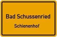 Straßenverzeichnis Bad Schussenried Schienenhof