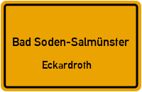 Straßenverzeichnis Bad Soden-Salmünster Eckardroth