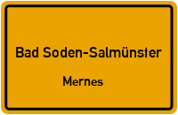 Straßenverzeichnis Bad Soden-Salmünster Mernes