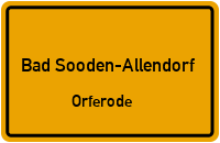 Hauptstraße in Bad Sooden-AllendorfOrferode