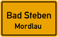 Straßen in Bad Steben Mordlau