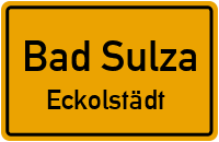 Eckolstädter Kirchweg in Bad SulzaEckolstädt