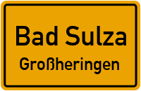 Mühlstraße in Bad SulzaGroßheringen