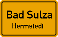 Hermstedter Straße in Bad SulzaHermstedt