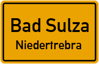 Gartenstraße in Bad SulzaNiedertrebra