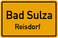 Reisdorfer Dorfstraße in Bad SulzaReisdorf